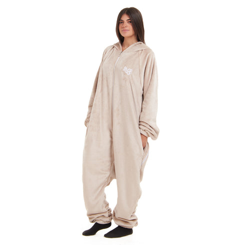 Snuggs Blanket Onesie Beige